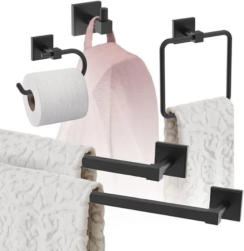 Miniatura 14 de Amerock Níquel cepillado Appoint 5 piezas Juego de accesorios de baño