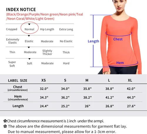Miniatura 4 de Camisetas de yoga de manga larga para mujer con agujero para el pulgar