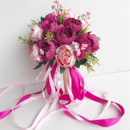 Miniatura 8 de Cinta de satén sólida de 3/8 pulgadas, cinta de satén rosa de doble cara para manualidades, envoltura de regalos, recuerdos de fiesta, baby shower