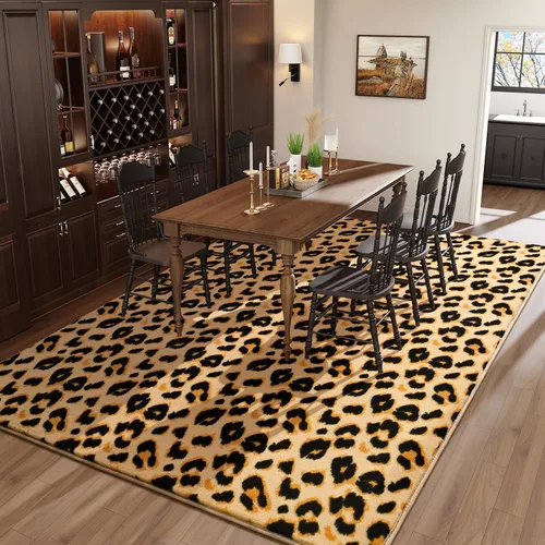 Miniatura 140 de Amearea Alfombras modernas para dormitorio, sala de estar, alfombra de espuma viscoelástica gruesa de 4 x 6 pies, alfombra de espuma viscoelástica