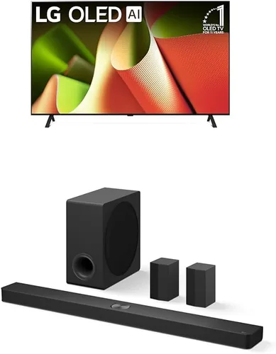 Miniatura 16 de LG Pantalla plana con procesador Smart TV 4K de 55 pulgadas clase OLED serie B4 con control remoto mágico alimentado por IA con Alexa incorporado