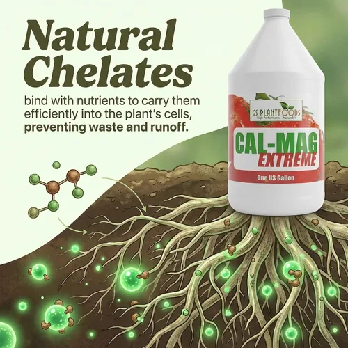 Miniatura 8 de GS Plant Foods Cal-Mag Extreme Liquid Fertilizante líquido de 1 galón con suplemento de calcio, magnesio, hierro y azufre, corrige las deficiencias
