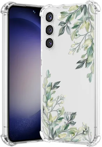 Miniatura 17 de RALEAVO Funda protectora para Samsung Galaxy S23 Ultra, funda protectora transparente de poliuretano termoplástico suave con esquinas reforzadas