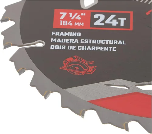 Miniatura 5 de CRAFTSMAN CMAS3725243 Paquete de 3 hojas de sierra circular de carburo de 24 dientes de 7-1/4 pulgadas