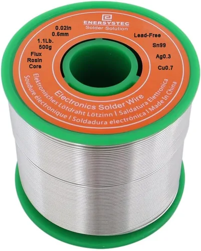 Alambre de soldadura sin plomo núcleo de colofonia delgado calibre Soldadura 0.02 Diámetro Electrónica fina Alambre de soldadura Desplomo Soldadura