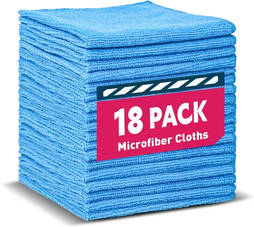 Miniatura 16 de TEAWOO Paños de limpieza de microfibra, paquete de 50 toallas de microfibra a granel, toallas para automóviles y hogar, trapos de limpieza de 5 5