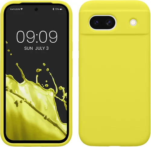 Miniatura 118 de kwmobile Funda Compatible con Google Pixel 6 Pro - Funda de Teléfono de Silicona TPU con Acabado Suave - Azul Caribe