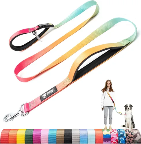 Miniatura 23 de TSPRO Correa táctica para perro, manos libres, resistente, ajustable, con mango acolchado y cierre de seguridad de metal para caminar, correr