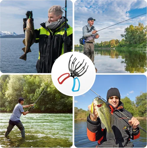 Miniatura 6 de Fish Claw Gripper, Fishing Pliers Gripper, Claw Fish Gripper, Metal Fish Control Clamp Tong Tackle Tool, Multi-Functional Lightweight Non-Slip Fish