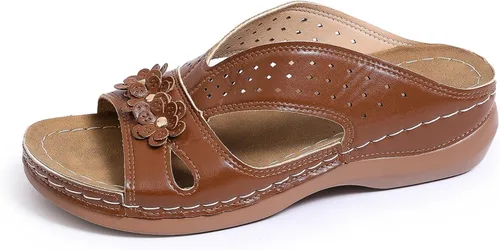 Miniatura 14 de Ladmiple - Sandalias ortopédicas para mujer, cómodas para caminar, informales, para verano, con soporte para el arco