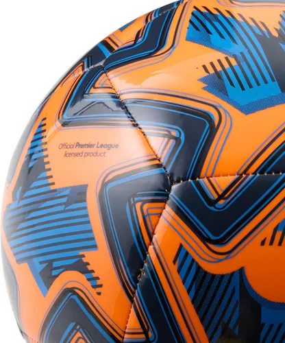 Miniatura 3 de PUMA Orbita Play Premier League Ball - Producto oficial de la PL, cosido a máquina, 12 paneles y tamaños, requiere inflado Naranja