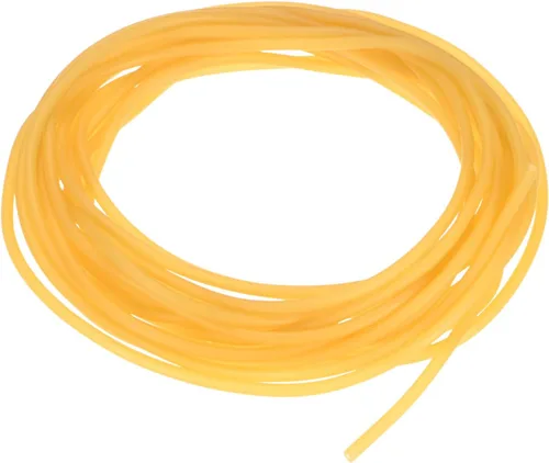 Miniatura 45 de M METERXITY Tubo de goma de látex natural, 5/64 pulgadas [0.067 in] ID x 11/64 pulgadas [0.177 in] OD Tubo de manguera de látex de 10 pies de Verde