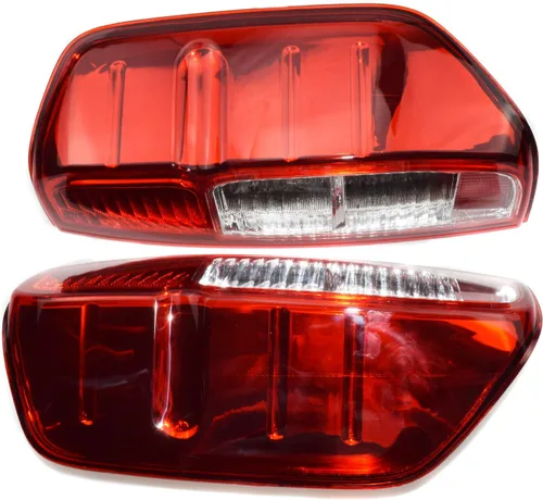 Miniatura 3 de Cubierta de la lámpara de la luz trasera trasera izquierda y derecha trasera para Nissan D40 Navara Frontier Pickup 2005-2012