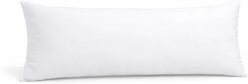 Cojín rectangular de 14 x 36 pulgadas, relleno de poliéster de apoyo para lumbar, banco y fundas decorativas