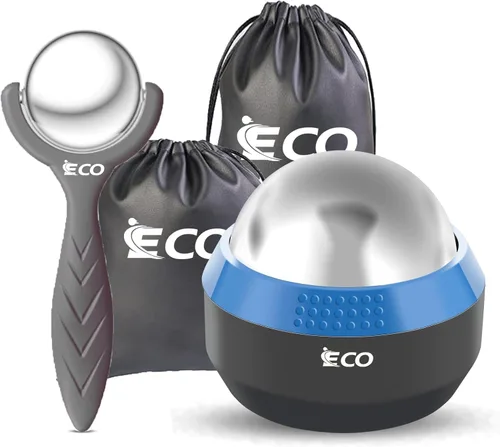 Miniatura 9 de Cryosphere Pelota Rodillo de Masaje Frío - Pelota de Masaje para Alivio de Frío y Calor, Liberación Miofascial, Terapia de Puntos Gatillo, Nudos