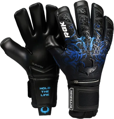 Renegade GK Limited Edition Rogue - Guantes de portero de fútbol con microprotección (tallas 6-11, nivel 4+) Pro-Tek Fingersaves y agarre Giga de
