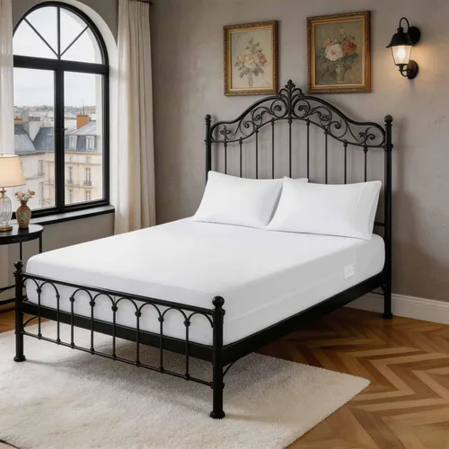 Miniatura 2 de Protector de colchón Queen con cremallera, 60 x 80 pulgadas, funda de colchón impermeable para envoltura profunda de 9 pulgadas, funda de resorte