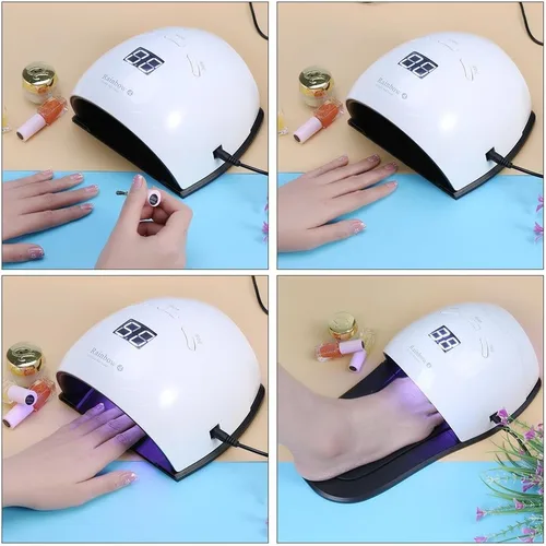 Miniatura 6 de FILFEEL Lámpara LED de secado de uñas de 48 W, herramientas de arte de uñas para curado de esmalte de uñas con sensor inteligente herramienta