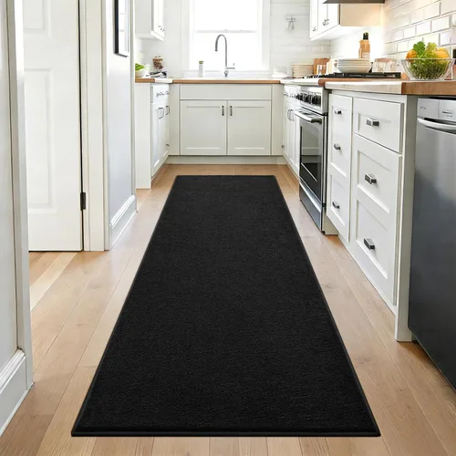 Miniatura 20 de ISEAU Alfombra de pasillo de 2 x 4 pies para pasillo, alfombra de espuma viscoelástica suave con parte inferior de agarre de silicona antideslizante