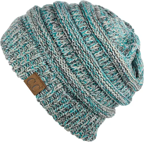 Miniatura 289 de C.C Trendy Warm Chunky Soft Stretch Cable Knit Beanie