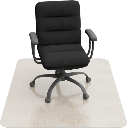 Miniatura 7 de Tapete para silla de oficina para suelo de madera dura y azulejos, 36 x 48 pulgadas, antideslizante, protector de piso resistente, fácil