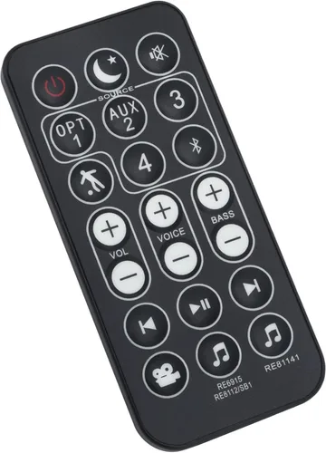PERFASCIN Reemplazo de control remoto apto para sistema de barra de sonido Polk RE6915 RE81141 RE8112/SB1 RE6915-1 RE69151 RE8112-1 RE81121 RE8114-1