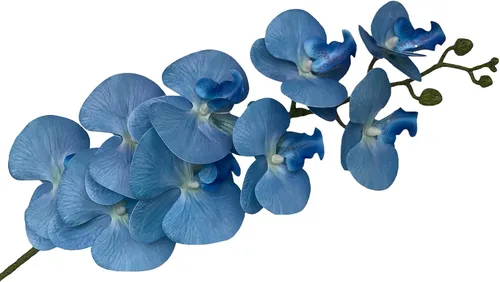 Miniatura 3 de FagusHome Phalaenopsis - Flores artificiales de 9 cabezas, 4 piezas de orquídeas artificiales de 42 pulgadas, plantas de tallo para decoración