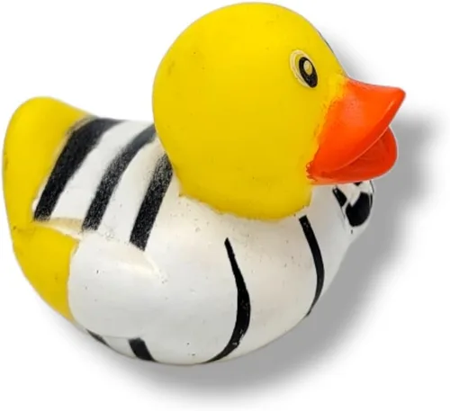 Miniatura 7 de Patos de goma con temática deportiva (2 pulgadas) (paquete de 12) lindos juguetes de piscina para bañera o bañera (fútbol)