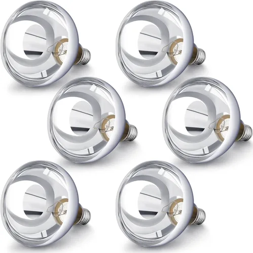 Miniatura 14 de VIHOSE Paquete de 4 lámparas de calor de 125 W, 120 V, R40, bombillas incandescentes de vidrio, bombillas de calefacción incandescentes para re