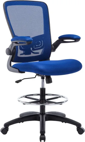 Miniatura 11 de Naomi Home Serena Silla ergonómica de malla de redacción, ajustable, malla transpirable, soporte lumbar, ergonómica y ajustable en altura ajustable