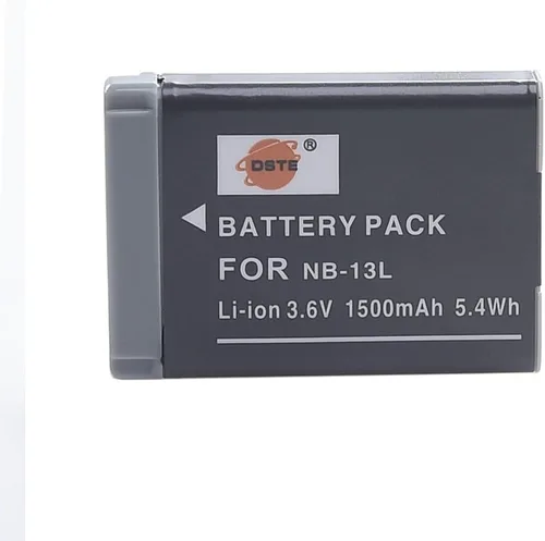 Miniatura 2 de DSTE Reemplazo para batería de iones de litio NB-13L compatible con Canon PowerShot G5 X Mark II G5X G7X G9X G7 X Mark II G9X Mark II SX620 HS SX720