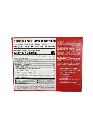Miniatura 2 de Copeliaa Caramelo de Coco - Panelitas De Coco - 6 unidades - 120g/4.23oz - 2 PACK