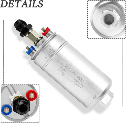 Miniatura 2 de Universal eléctrico en línea externo del flujo 24V de la bomba de combustible 300Lph alto 0580254044
