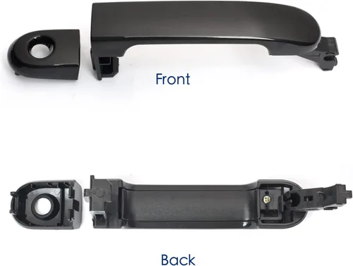 Miniatura 3 de Manija de puerta exterior para Nissan Versa 2007-2012, lado del conductor delantero izquierdo con llavero, reemplaza NI1310130 82363, Negro