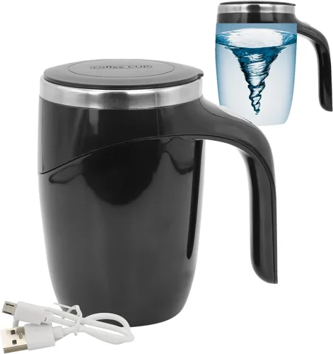 Miniatura 9 de Taza autoagitación - Taza magnética eléctrica automática para café, taza de mezcla giratoria linda, para remover café/té/chocolate caliente/leche