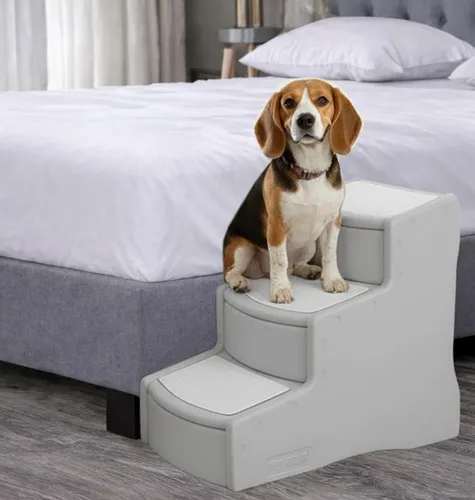 Miniatura 6 de Pet Gear, Escalera para Perros de 3 Peldaños; Perros y Gatos., Chocolate