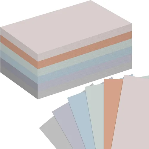 Miniatura 17 de Fainne 300 piezas de 5 x 8 pulgadas, tarjetas de índice en blanco, 180 g/m², cartulina gruesa, colores surtidos, tarjetas en blanco de neón