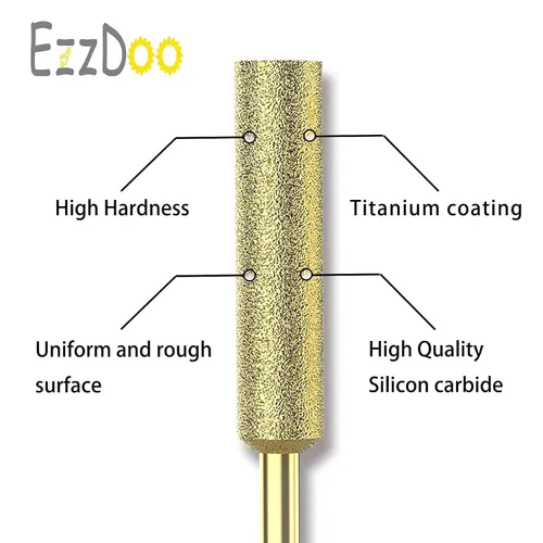 Miniatura 3 de EzzDoo Brocas afiladoras de motosierra recubiertas de titanio, ruedas de afilado de alta dureza para afiladores eléctricos de motosierra