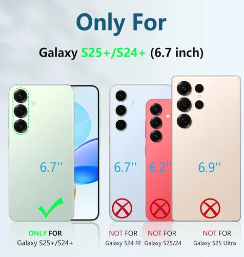 Miniatura 91 de NGB - Funda de teléfono diseñada para Samsung Galaxy S9+ Plus, morado/azul, con purpurina líquida para mujeres y niñas, con protector de pantalla