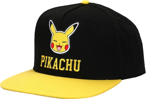Miniatura 2 de Bioworld Pokemon Pikachu Youth Gorra Snapback negra, Negro