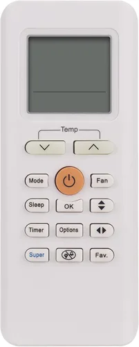 Nuevo RG70A/BGEF Reemplazar Control Remoto Compatible con Midea Aire Acondicionado AC RG70E/BGEF RG70C RG70E1/BGEF RG70E2/BGEFU1 RG70E3/BGEF
