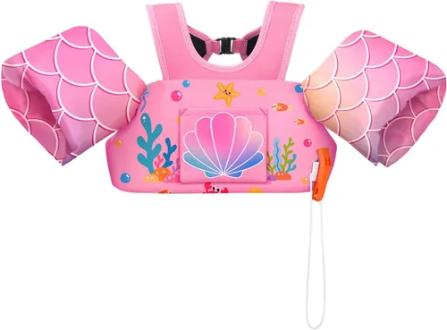 Miniatura 21 de HeySplash Chaleco de natación para niños pequeños, flotadores para niños de 22 a 44 libras/22 a 55 libras, chaqueta de natación para niños