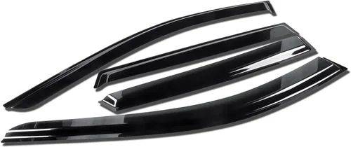 Miniatura 10 de DNA MOTORING WVS-160 - Juego de 4 protectores de lluvia para ventana con cinta adhesiva, compatibles con Mazda 2010-2013, 3 MPS/S, tintado de humo