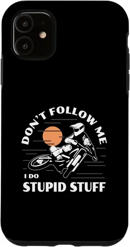 Miniatura 8 de Funda para iPhone 12 Mini Dirtbike Motocross Don't Follow Me Stupid Stuff Dirt Bike