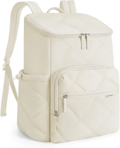 Miniatura 9 de TOURIT Enfriador de mochila aislante: 30 latas impermeable a prueba de fugas mochila más fresca suave bolsa de viaje playa picnic camping Rosa