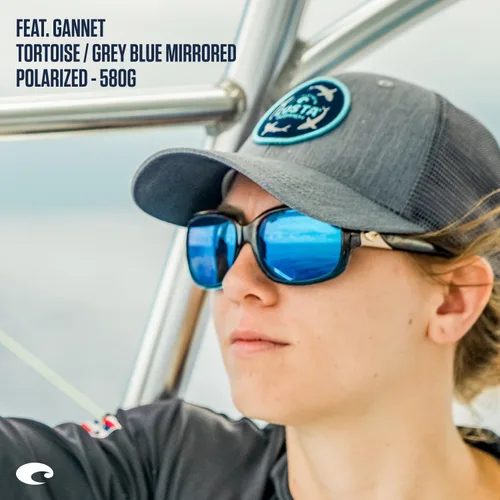 Miniatura 7 de Costa Del Mar Women's Gannet Rectangular Sunglasses
