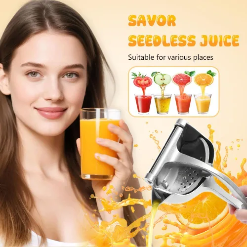 Miniatura 5 de Extractor de jugo de frutas frescas, exprimidor de mano 2026, exprimidor de limón, prensa manual con agarre ergonómico para una extracción eficiente
