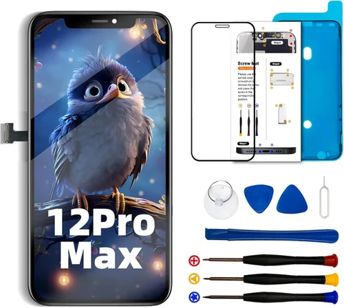Miniatura 12 de para iPhone XS MAX Reemplazo de pantalla OLED, pantalla táctil 3D de 6.5 pulgadas, no LCD, digitalizador con kit de herramientas de reparación