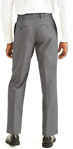 Miniatura 3 de Dockers Signature - Pantalones de algodón con ajuste clásico y plisados para hombre (tallas regulares y grandes y altas)