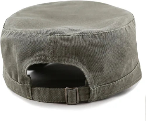 Miniatura 28 de The Hat Depot Cadet Military Army - Gorra de béisbol de algodón lavado con teñido anudado y algodón lavado básico y desgastado, gorra de algodón